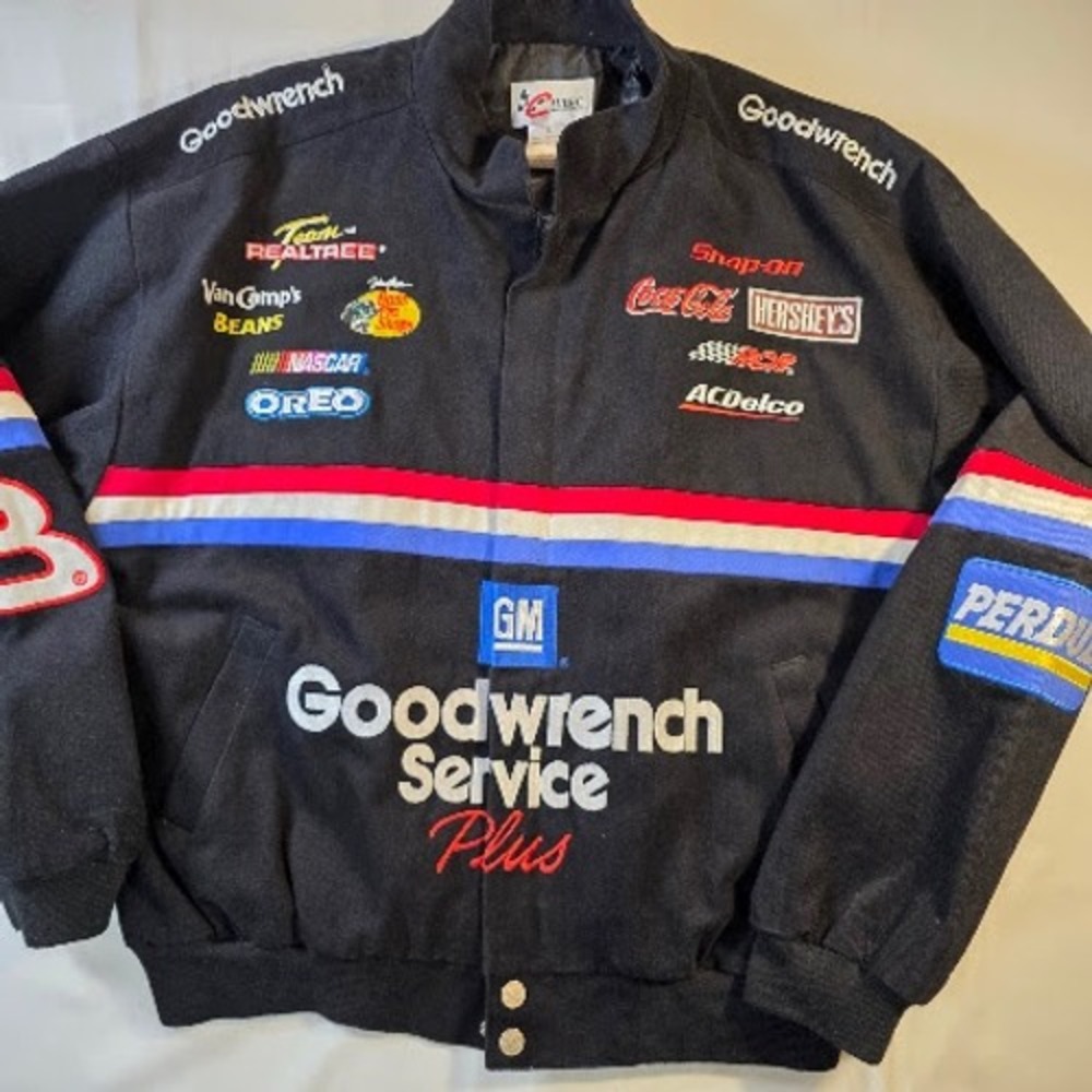 Chase Authentics Dale Earnhardt Goodwrench NASCAR Racing Jacket Size L NWOT
